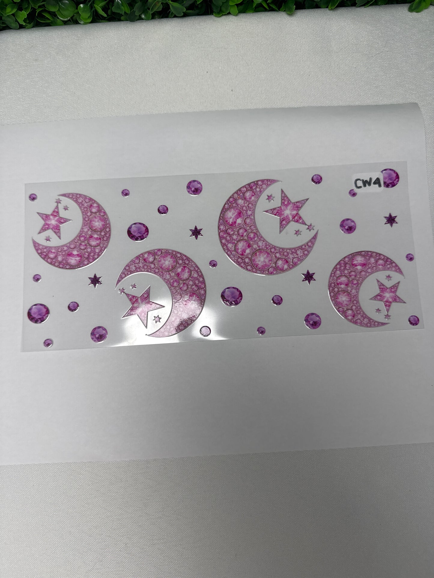 Witchy Pink Moon Star UVDTF Wrap CW4
