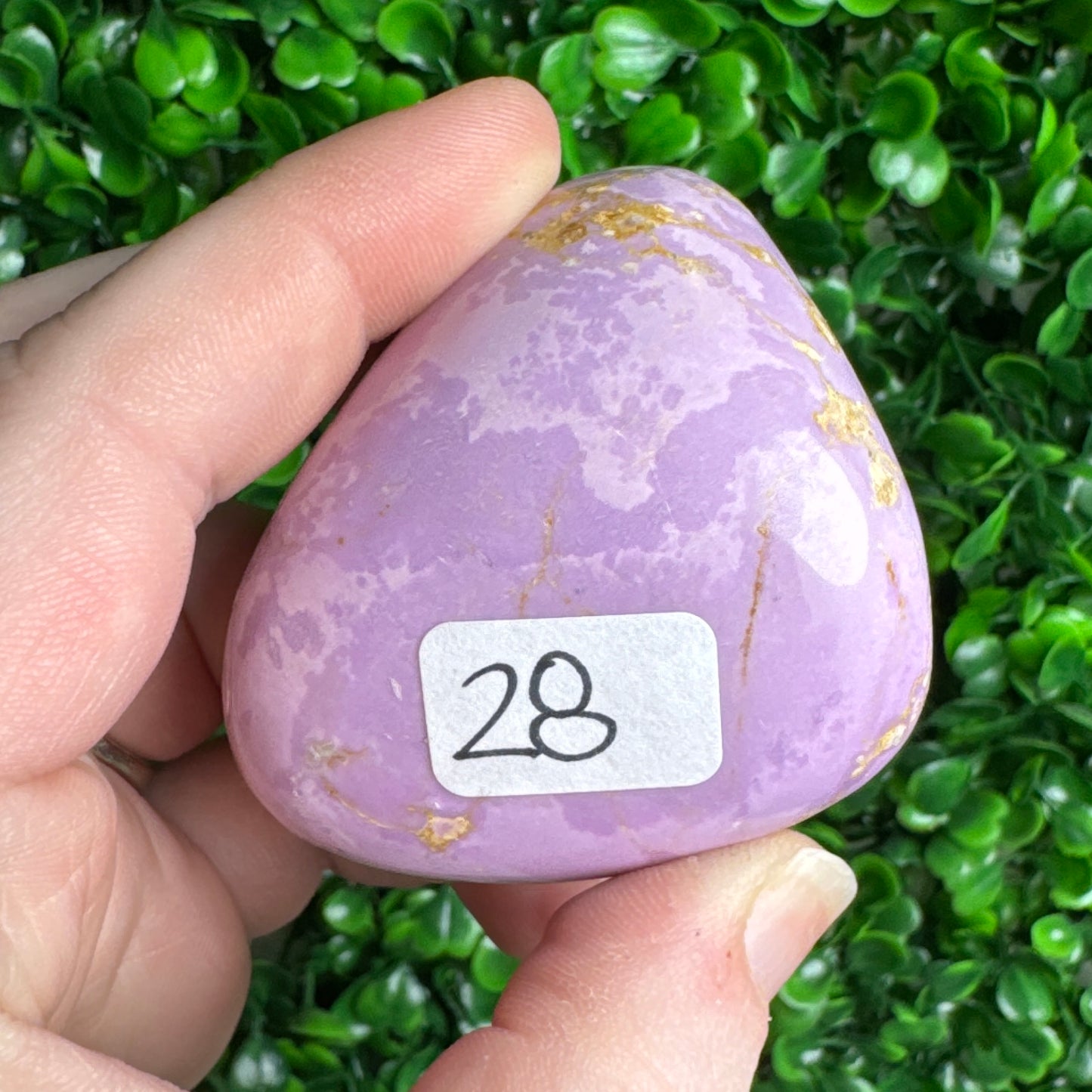 Phosphosiderite Palm stone