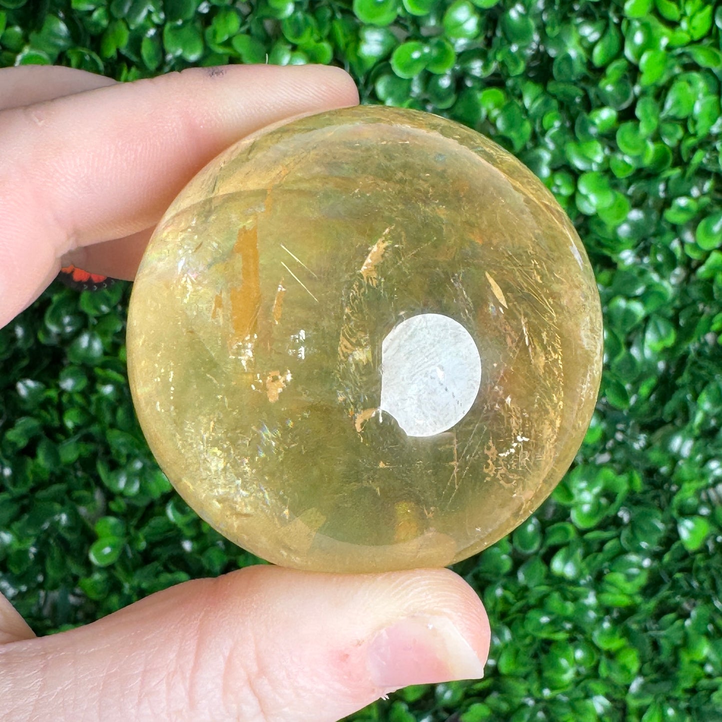 Honey Optical Calcite Sphere