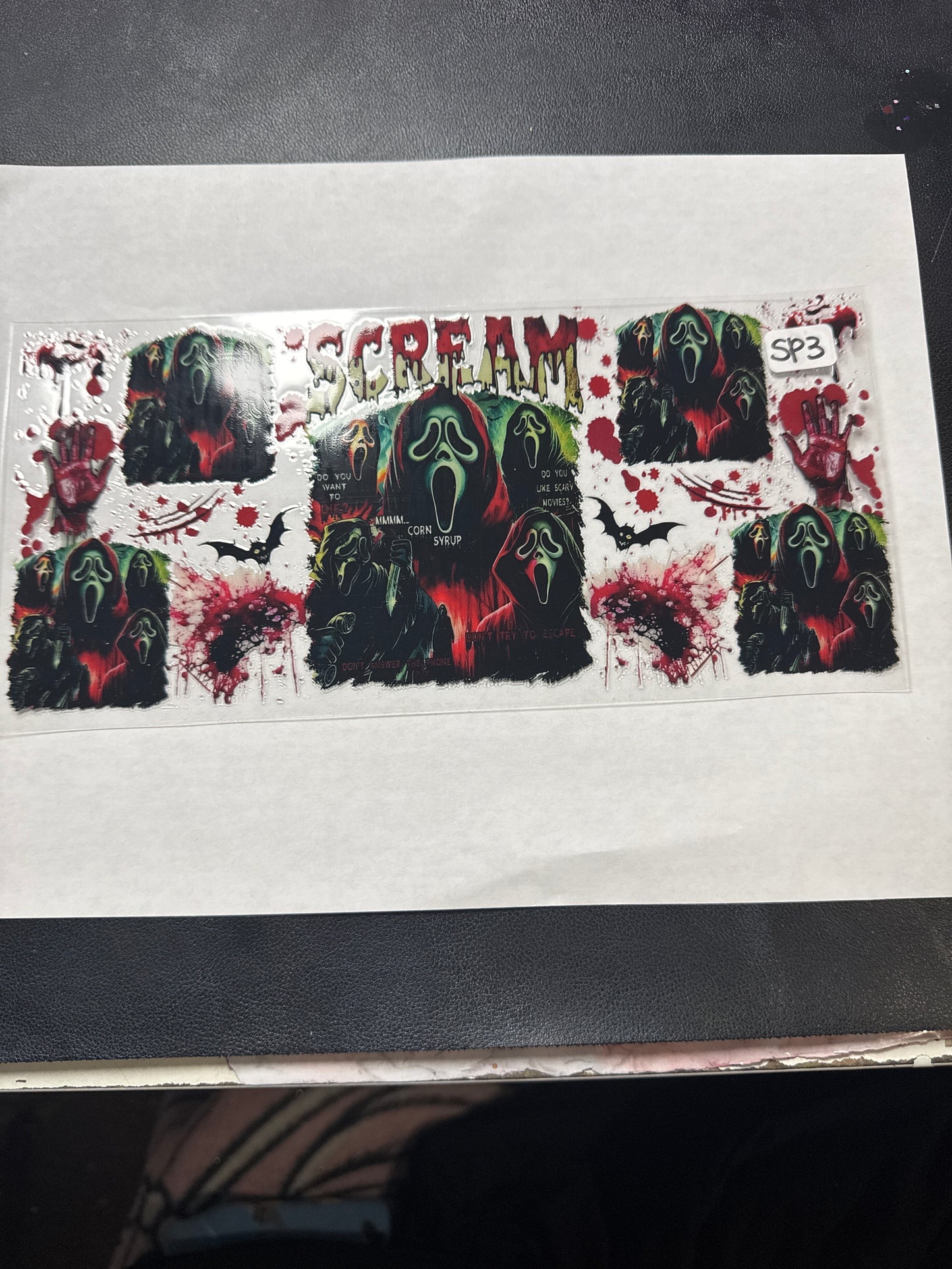 SP3 Ghostface uvdtf wrap
