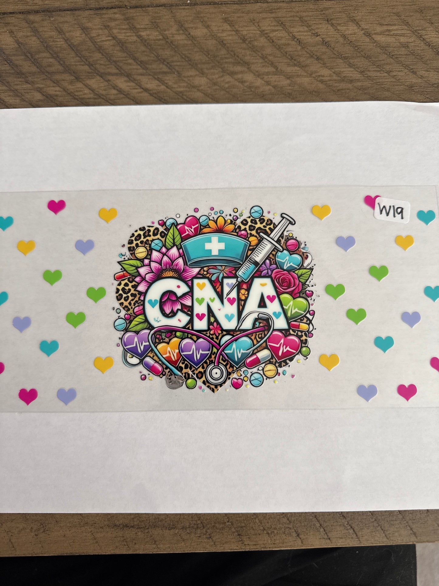 W19 CNA with hearts uvdtf wrap