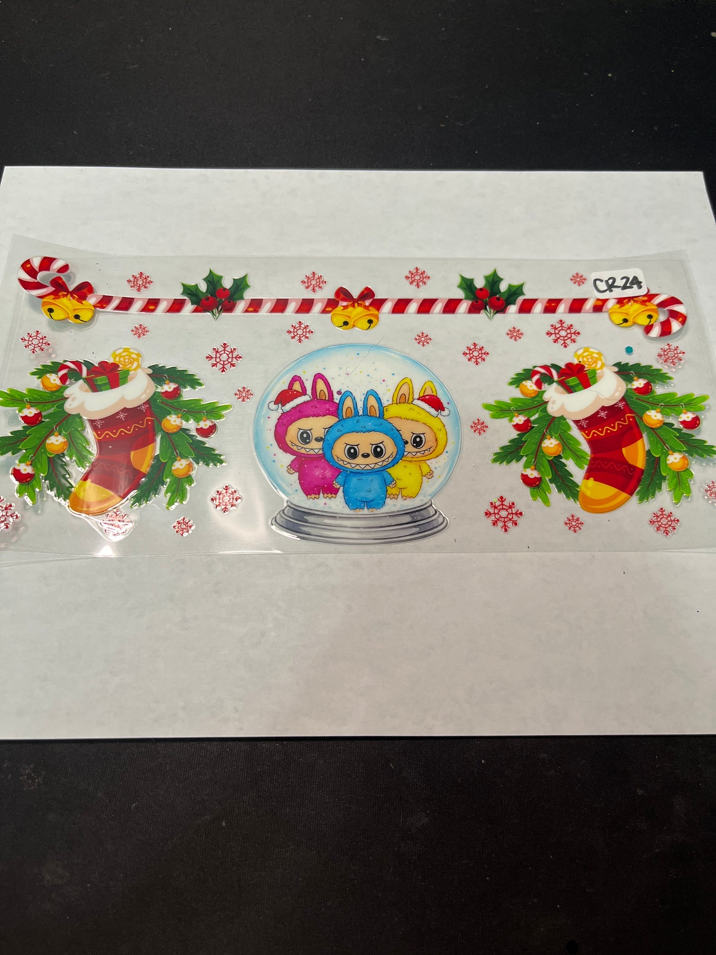 CR24 Christmas Kids Character UVDTF Wrap