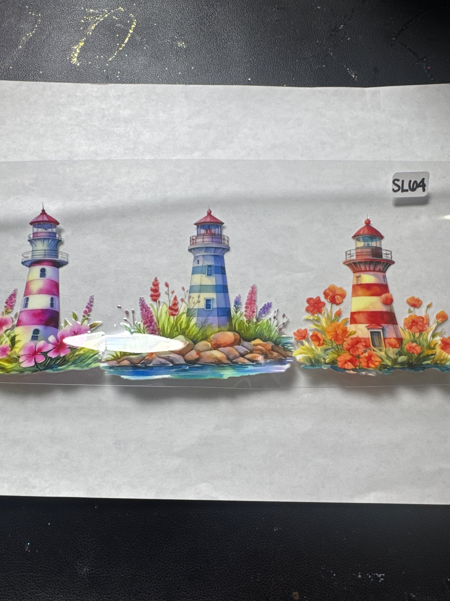 SL64 lighthouse at the beach uvdtf wrap