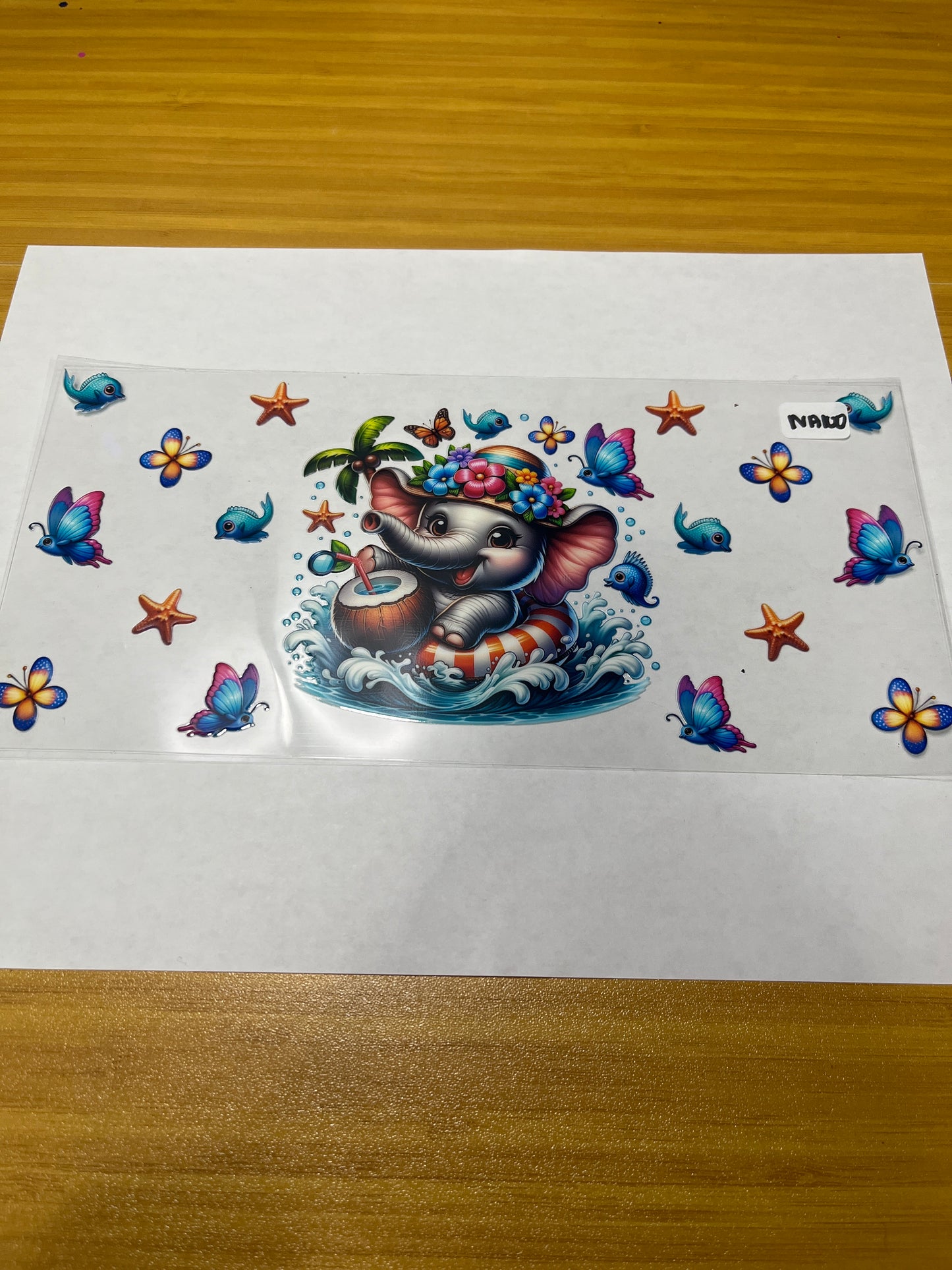 NA100 Animal Cute UVDTF Wrap