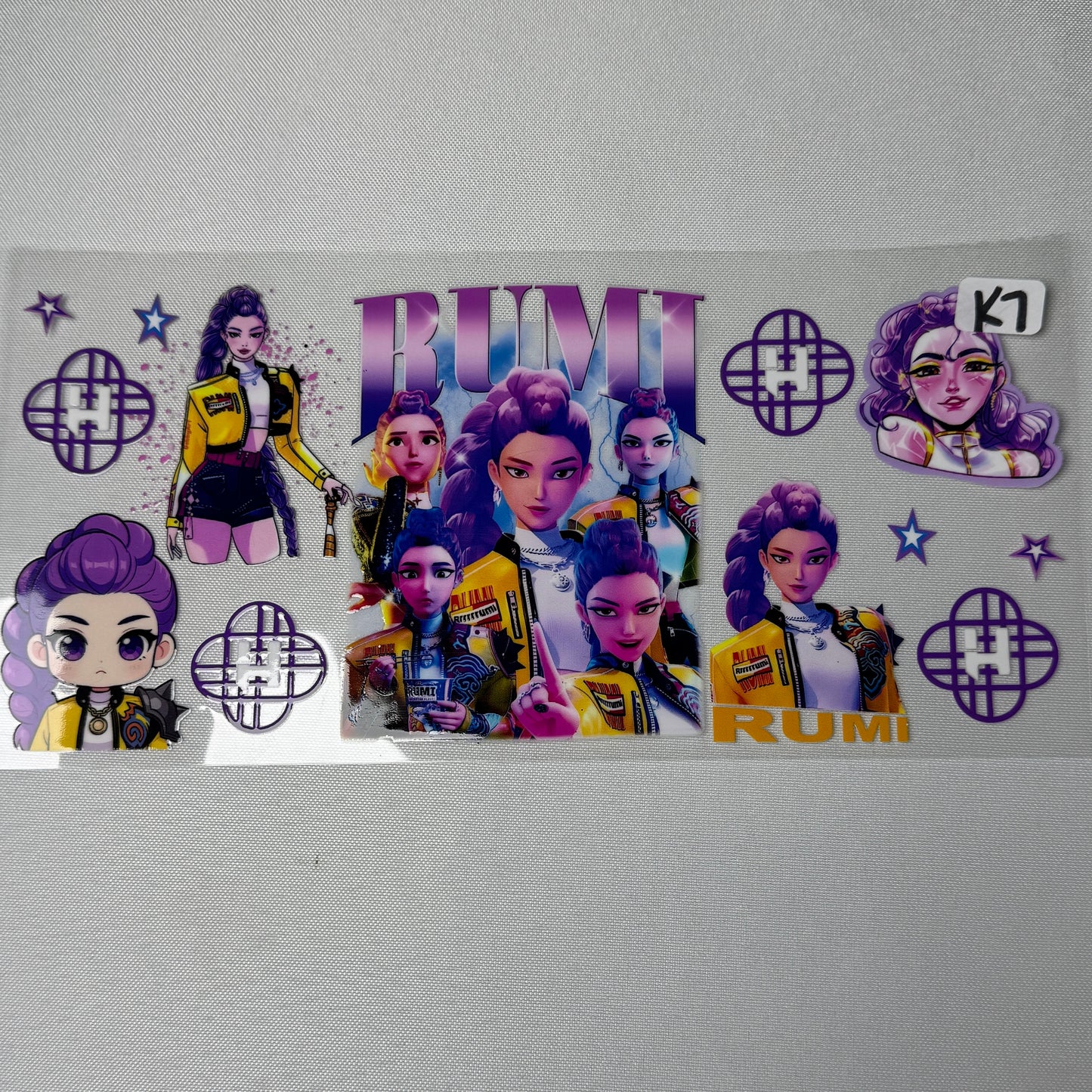 Girl Pop Bands UVDTF Cup Wraps