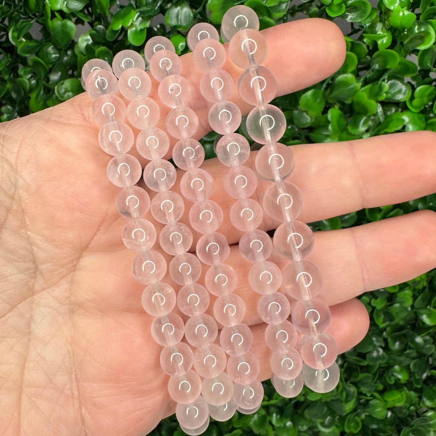 6/8mm Star Rose Quartz Bracelets