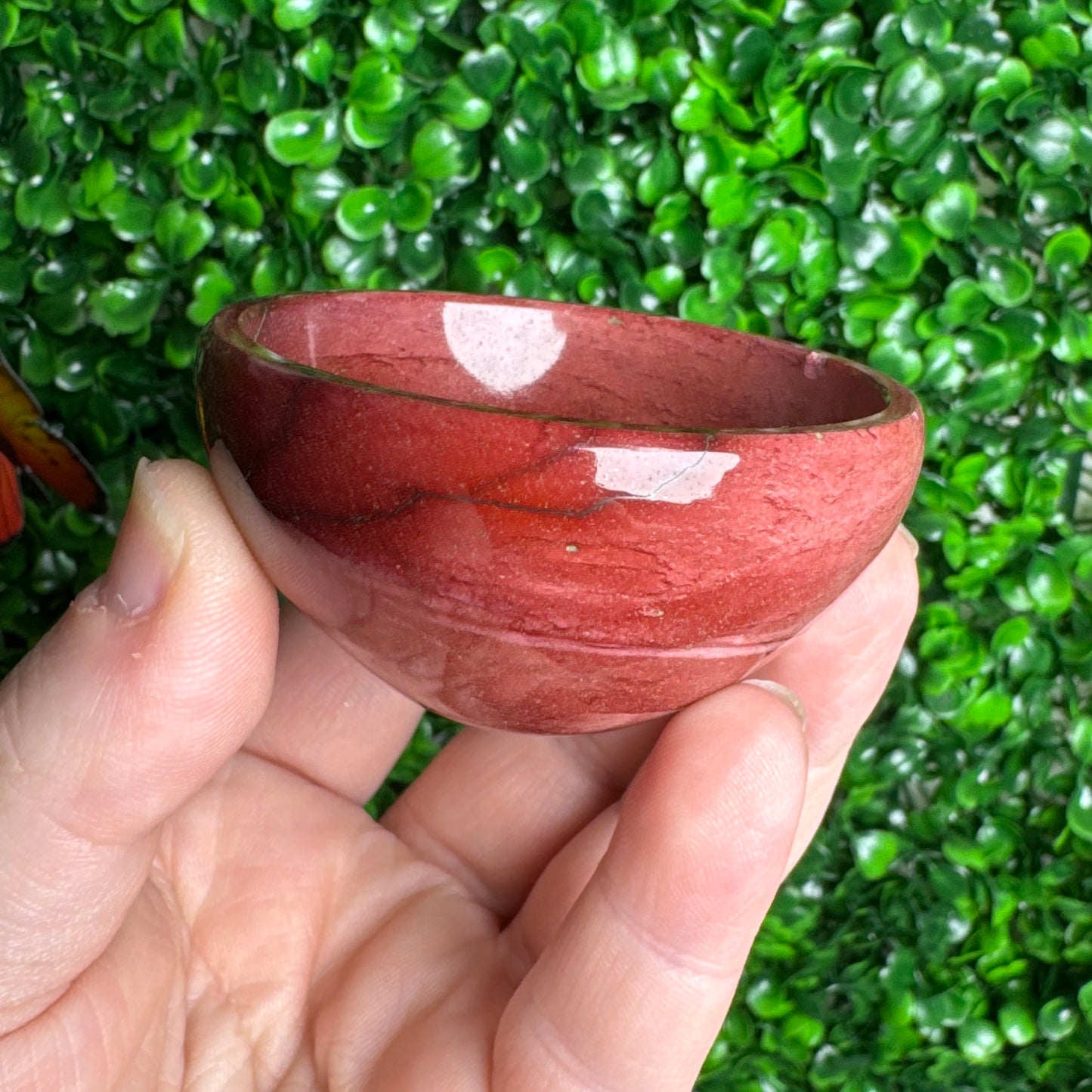 Mookaite Jasper Bowl Carving