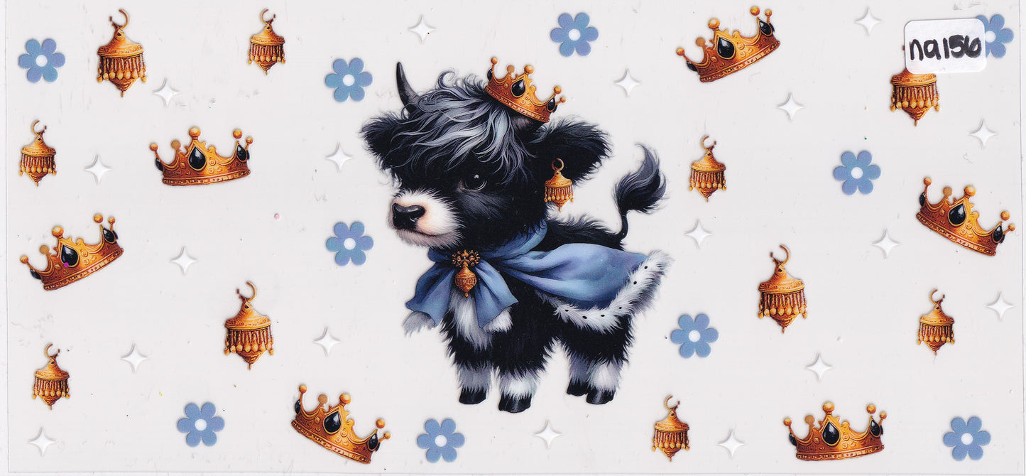NA156 Cow Crowns UVDTF Wrap