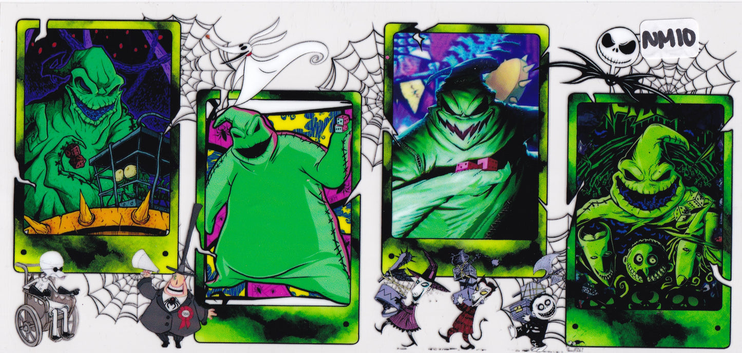 NM10 Halloween Nightmare Characters UVDTF Wrap