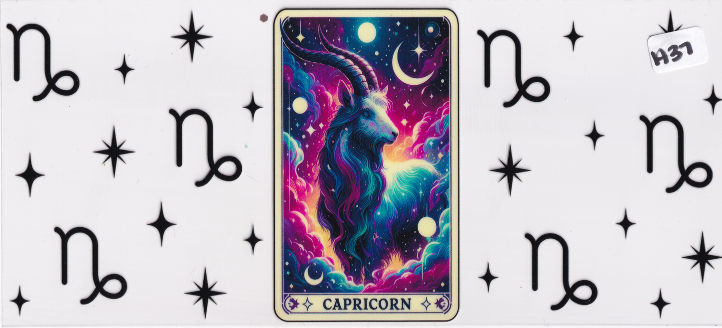 A37 Capricorn Horoscope UVDTF Wrap