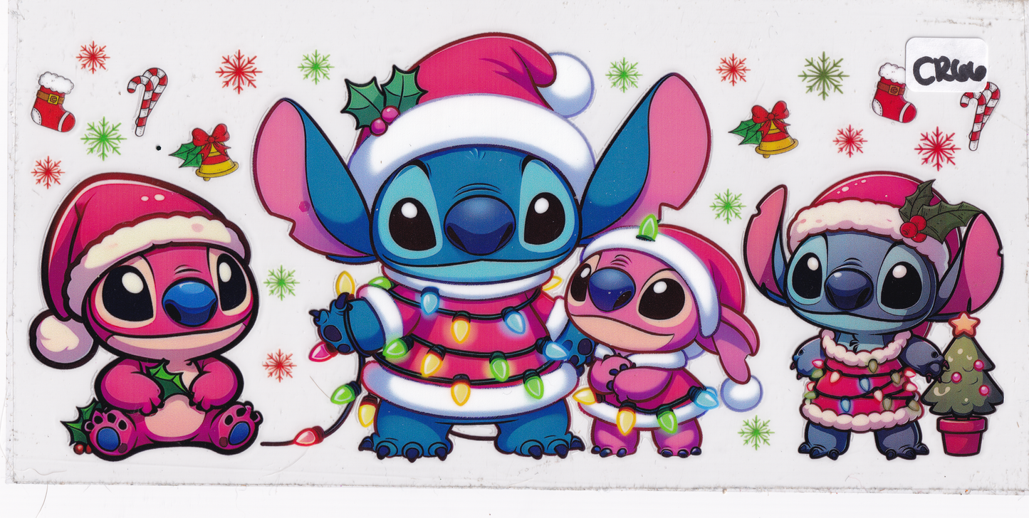 CR66 Christmas Blue Character UVDTF Wrap
