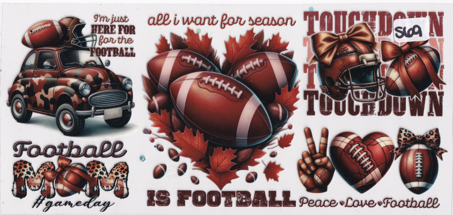 S69 Football Sports UVDTF Wrap