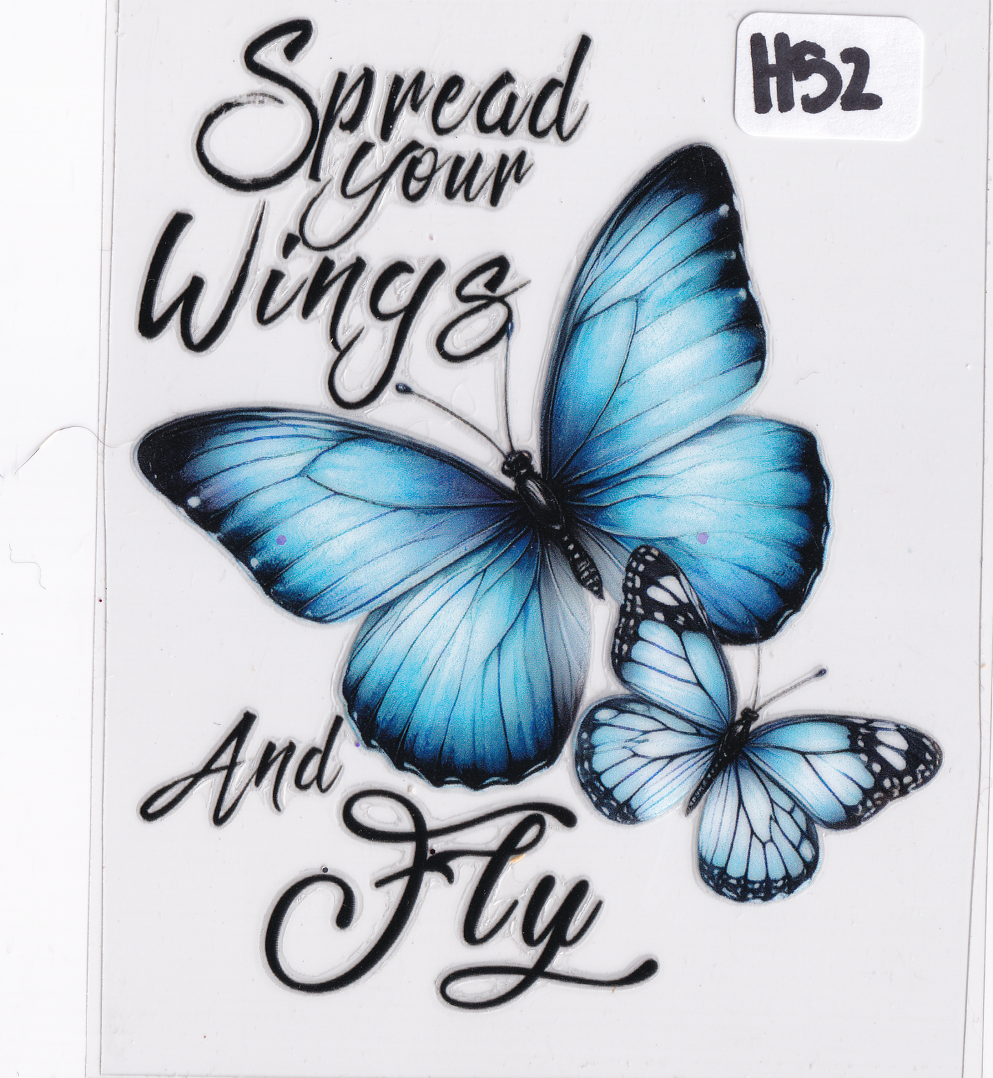H52 Butterfly UVDTF Wrap