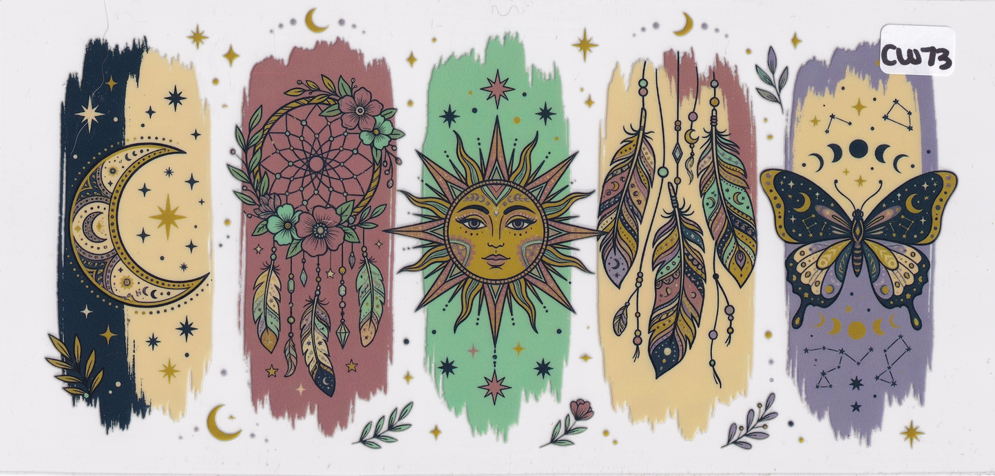 CW73 Mystical Dream Catcher UVDTF Wrap