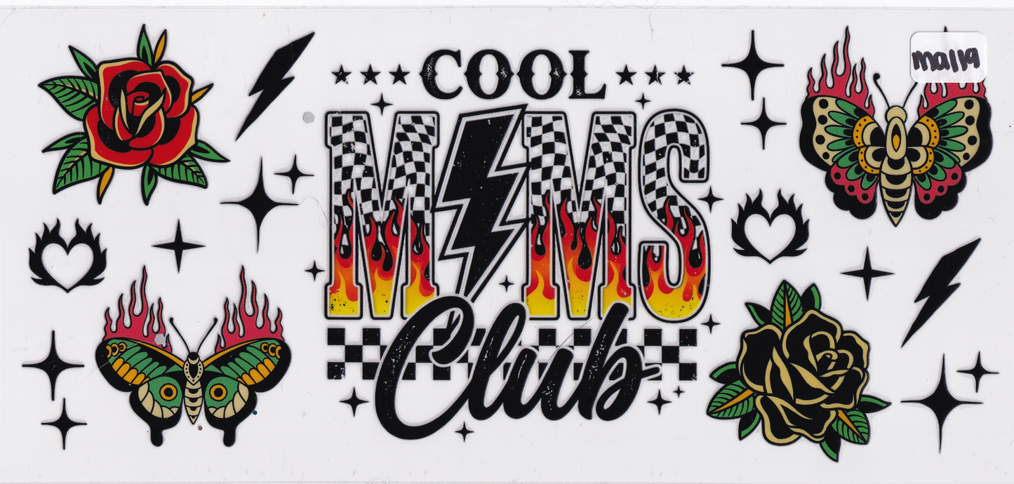 MA119 Cool Moms Club UVDTF Wrap