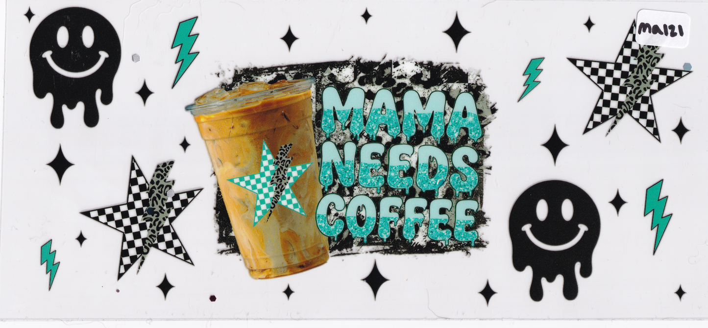 MA121 Coffee Mama UVDTF Wrap