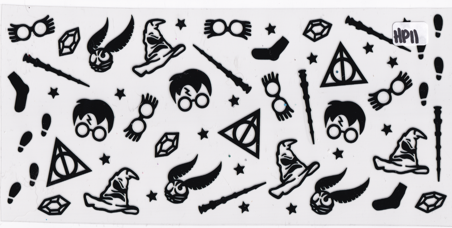 HP11 Wizard Character Movie Book UVDTF Wrap