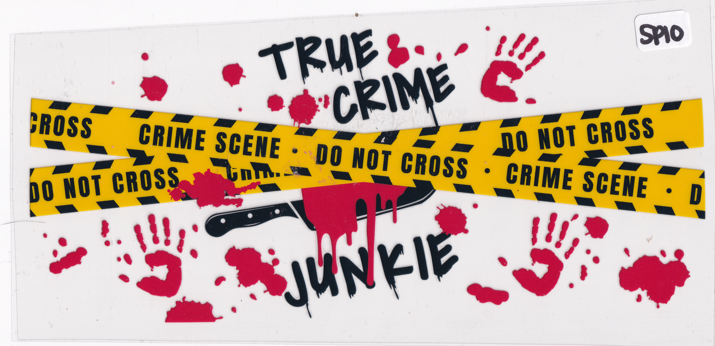 SP10 True Crime Junkie UVDTF Wrap