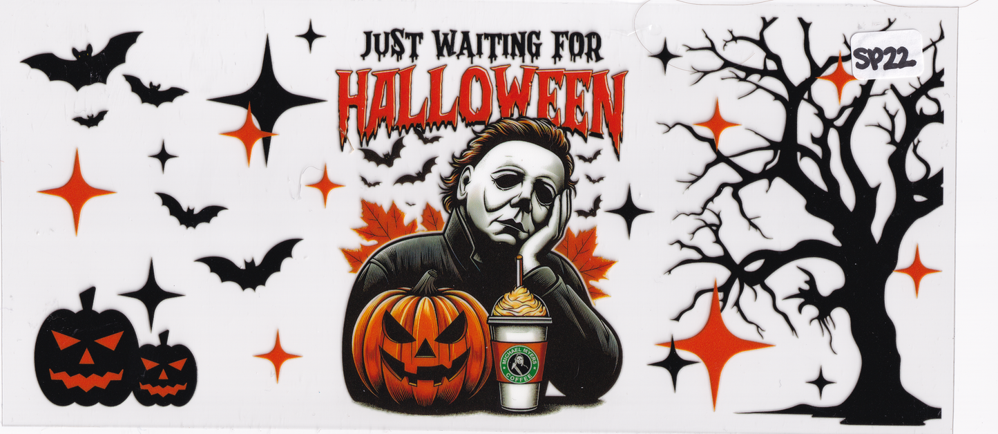 SP22 Halloween Character Pumpkin UVDTF Wrap