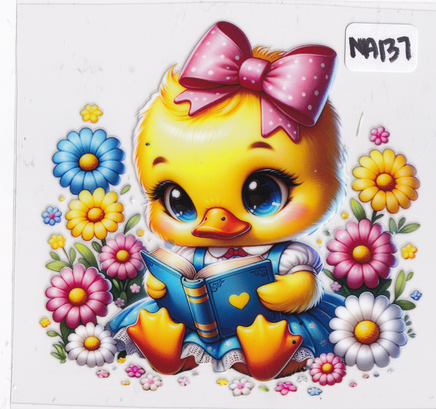 NA137 Duck Flower Book UVDTF Wrap