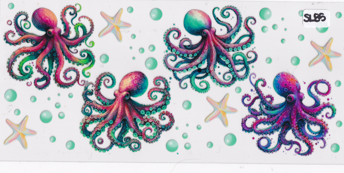 SL85 Octopus Starfish UVDTF Wrap