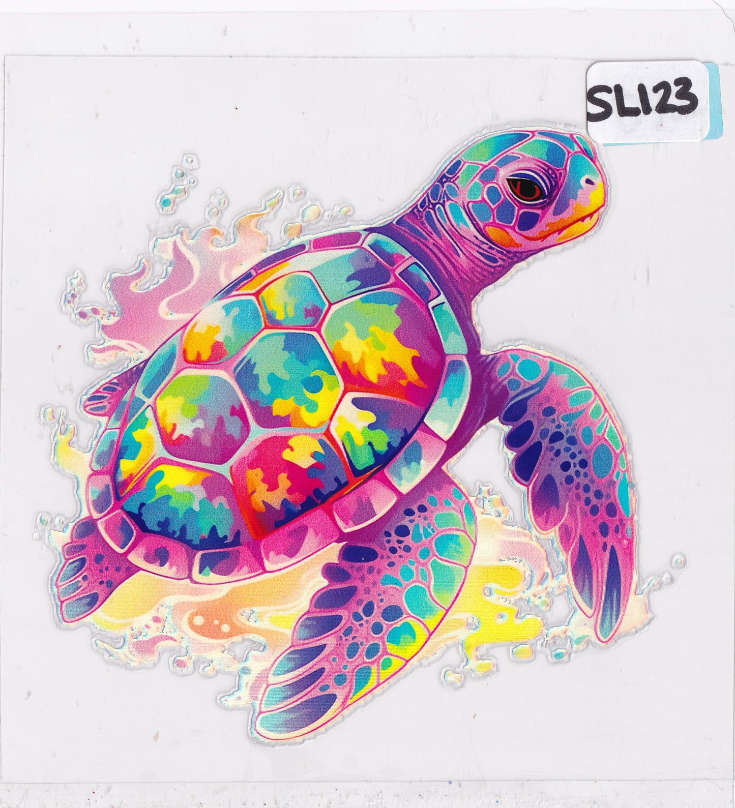 SL123 Sea Turtle UVDTF Wrap