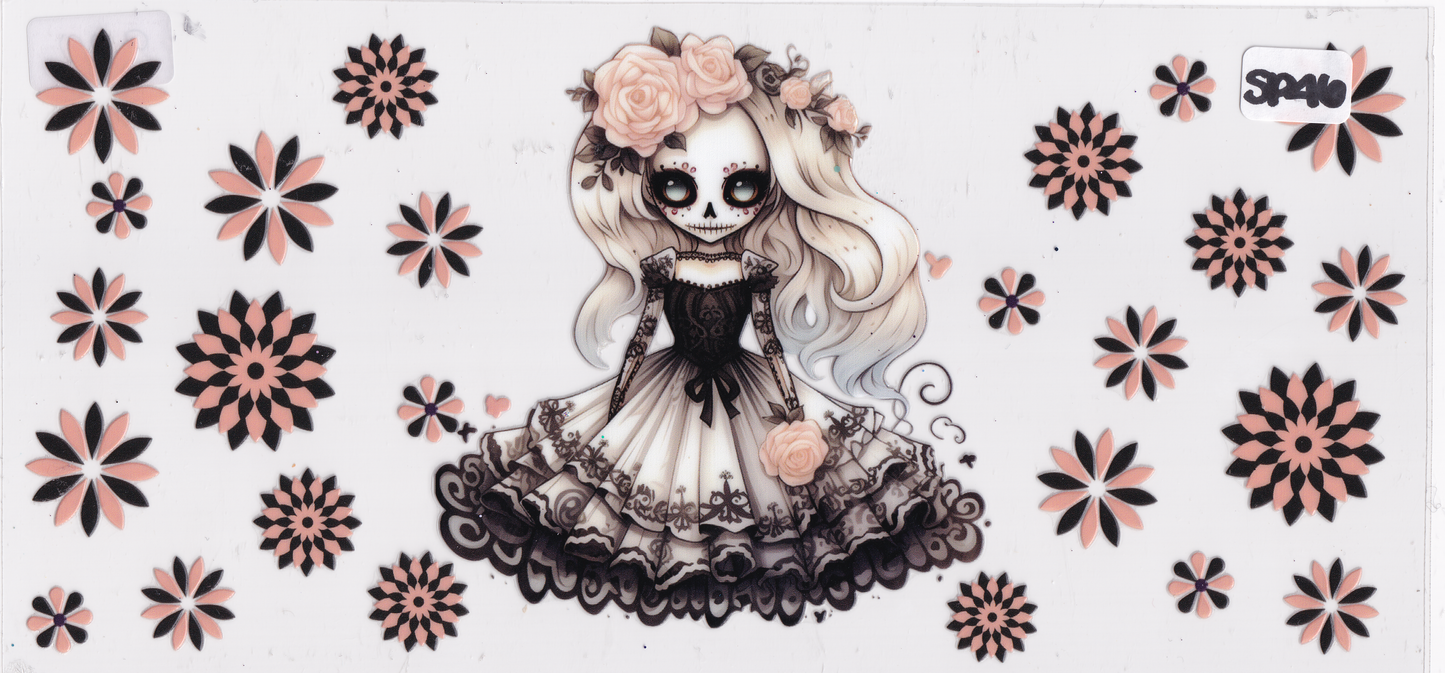 SP46 Scary Doll UVDTF Wrap