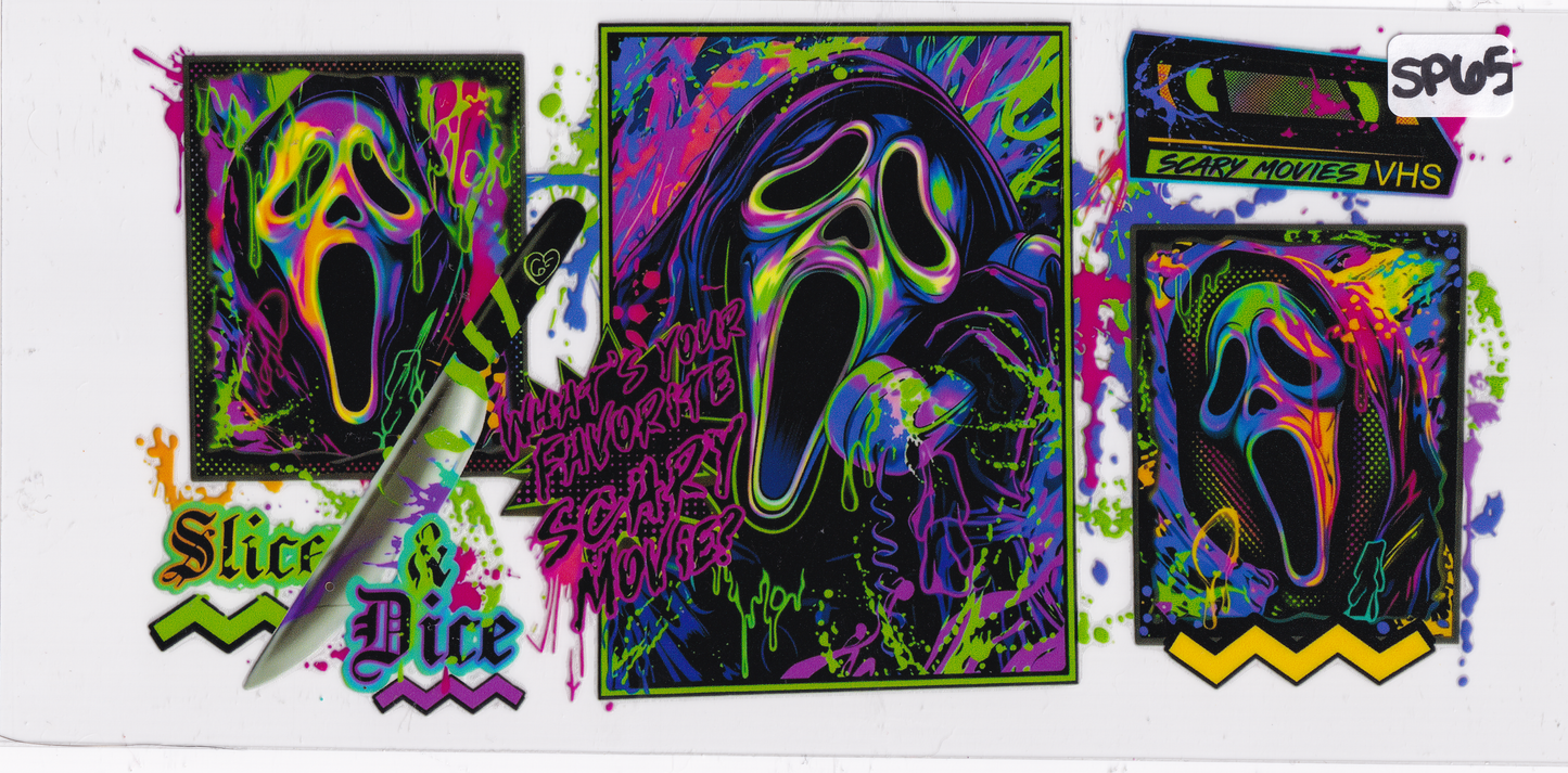 SP65 Halloween Movie Character UVDTF Wrap