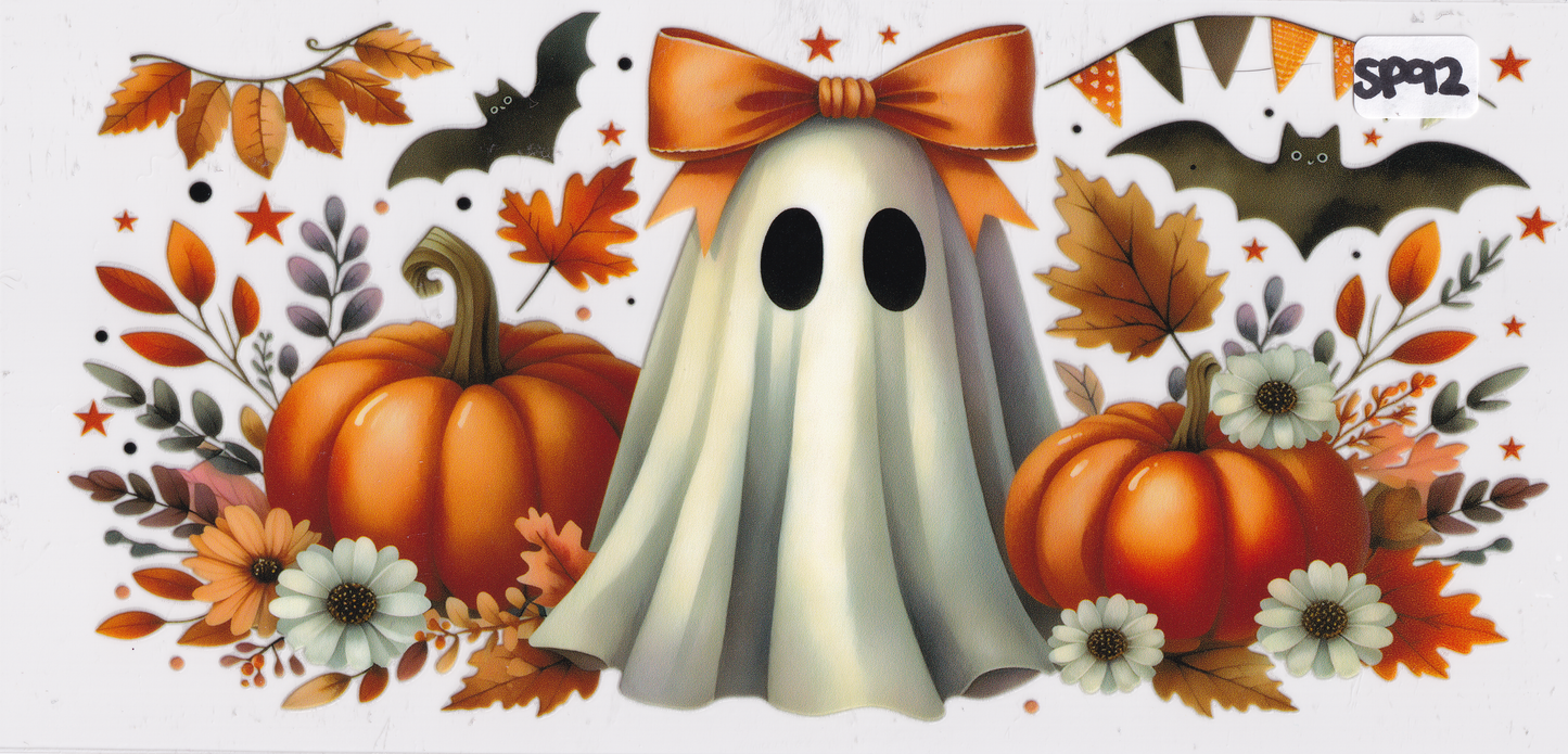 SP92 Halloween Ghost Pumpkins UVDTF Wrap