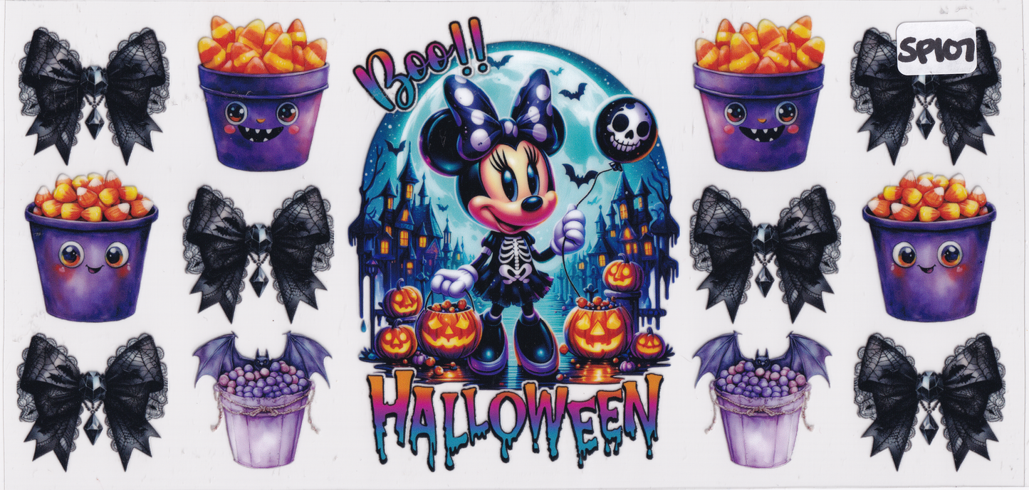 SP107 Halloween Kids Character Ribbon UVDTF Wrap