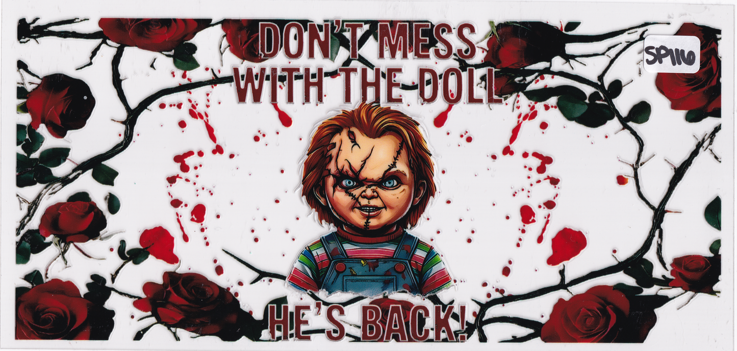 SP116 Halloween Movie Character UVDTF Wrap