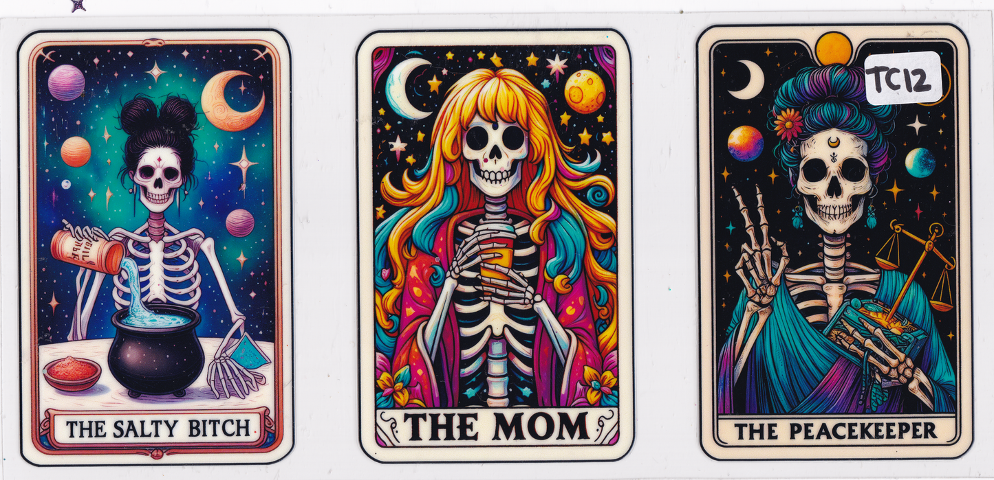 TC12 Mom Tarot Cards UVDTF Wrap