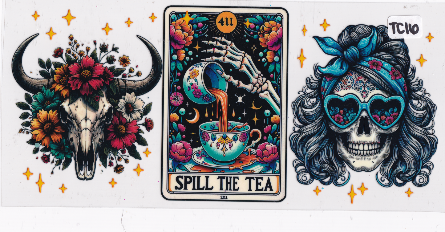 TC17 Mom Tarot Cards UVDTF Wrap