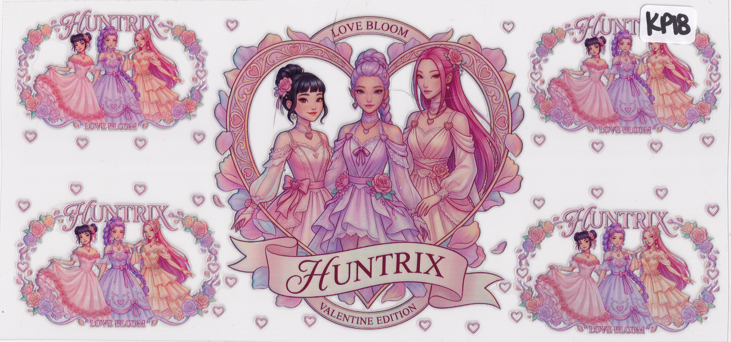 KP18 Holographic Kpop Demon Hunter Huntrix UVDTF Wrap