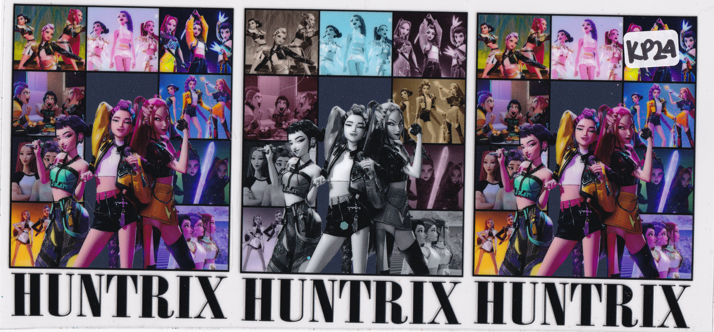 KP24 Kpop Demon Hunter Huntrix Characters UVDTF Wrap