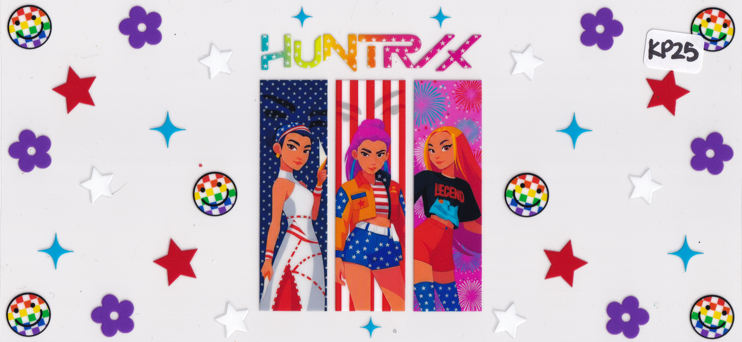 KP25 Kpop Demon Hunter Huntrix Characters UVDTF Wrap