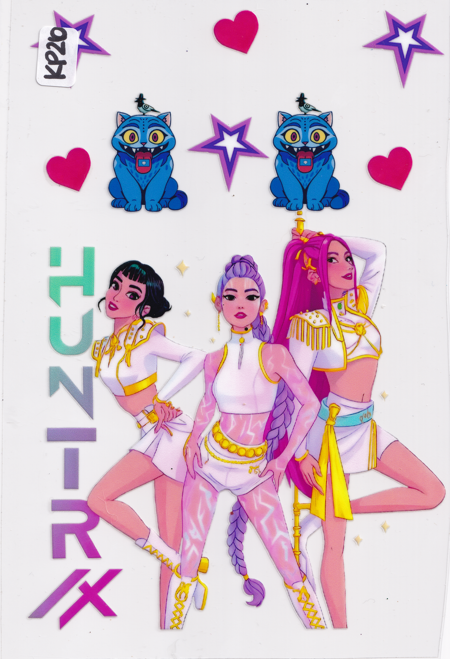 KP26 Kpop Demon Hunter Huntrix Characters UVDTF Wrap