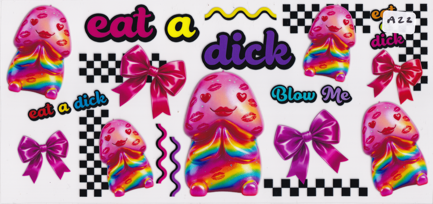 A22 Adult Peen UVDTF Wrap
