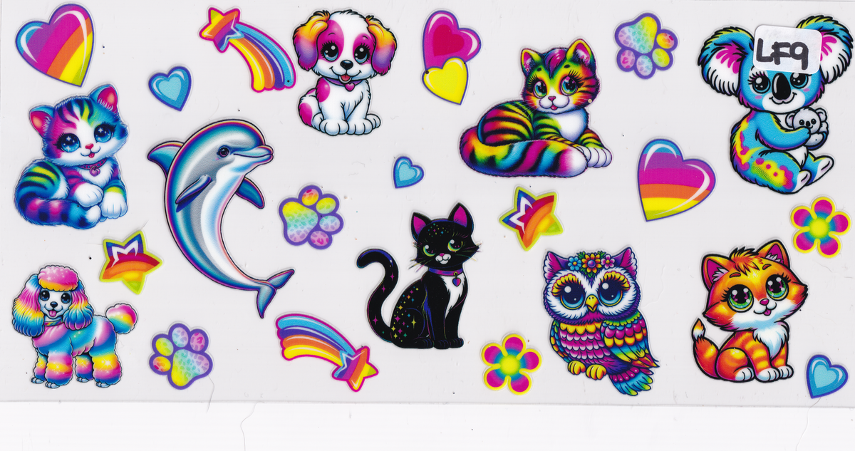 LF9 Animals Colorful UVDTF Wrap