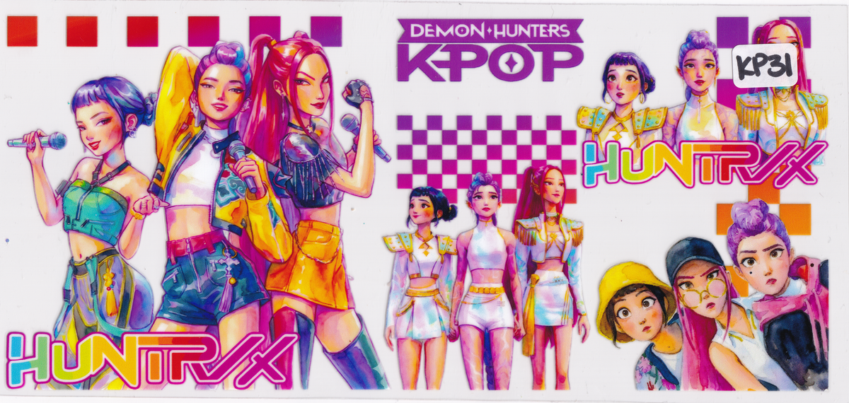 KP31 KPOP Characters UVDTF Wrap