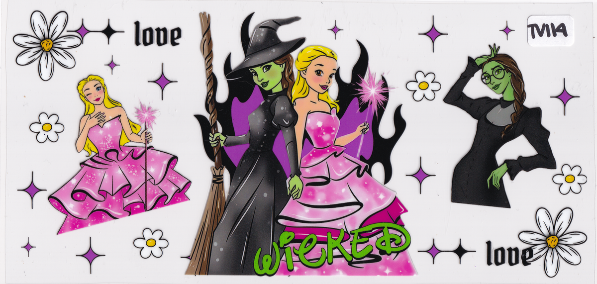 TV114 Witch Movie Characters UVDTF Wrap