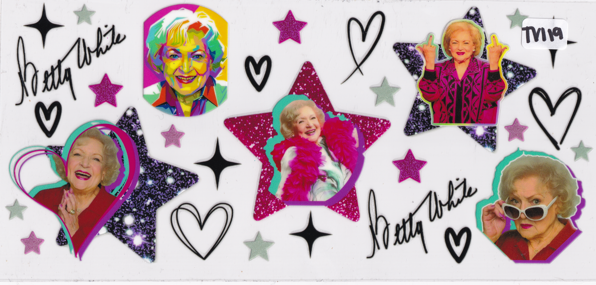 TV119 Betty Character UVDTF Wrap