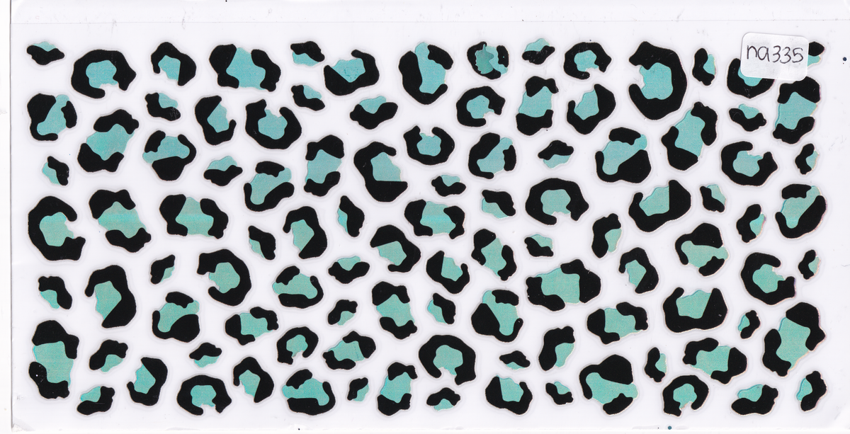 NA335 Glow In The Dark Cheetah Print UVDTF Wrap