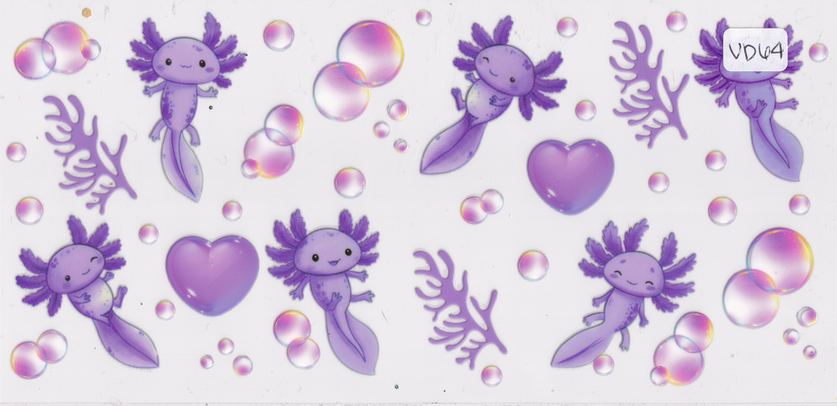 UD64 Axolotls UVDTF Wrap