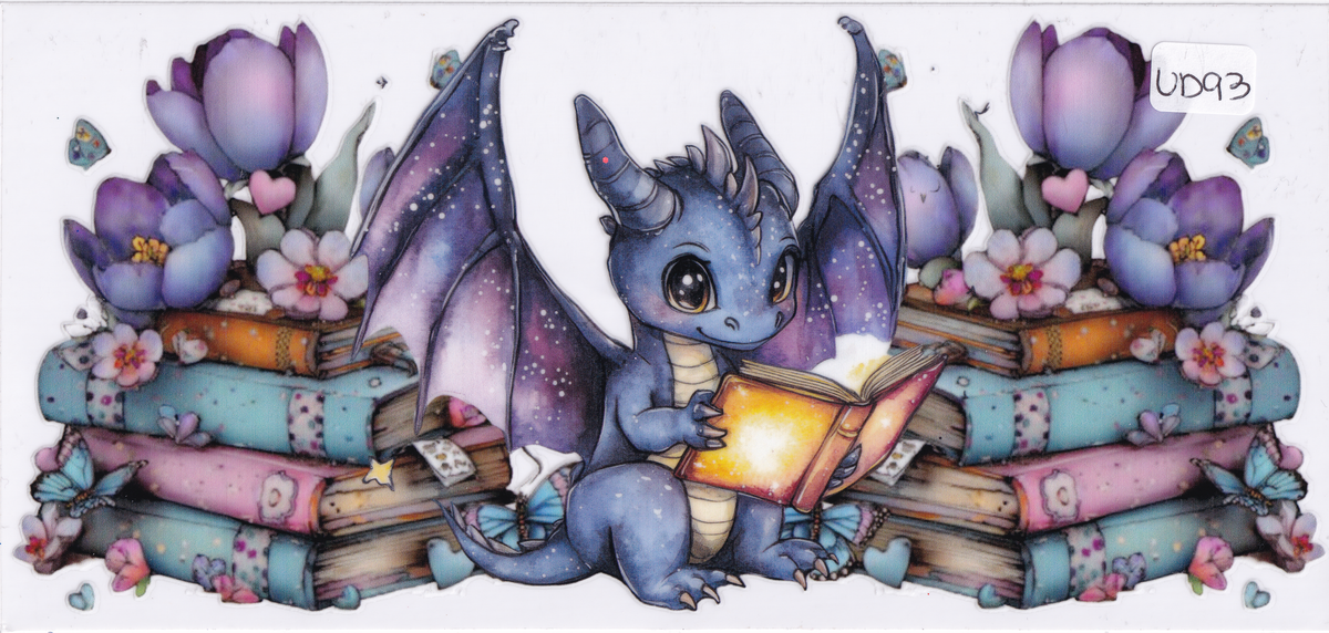 UD93 Dragon Books UVDTF Wrap