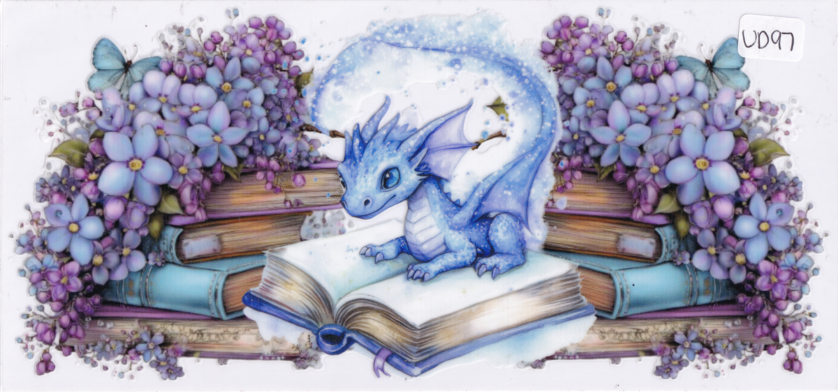 UD97 Baby Dragon Book UVDTF Wrap