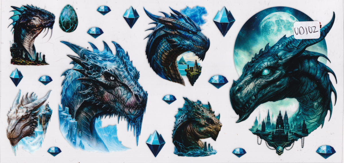 UD102 Dragons UVDTF Wrap