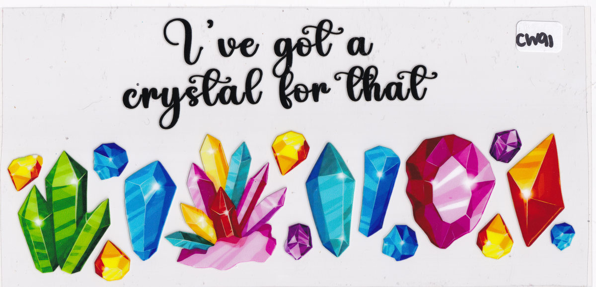 CW91 Crystals UVDTF Wrap