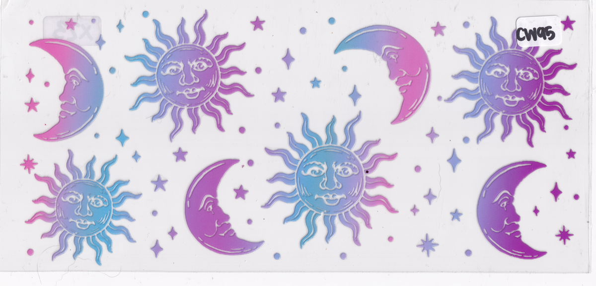 CW95 Moon Sun UVDTF Wrap