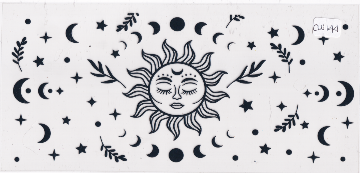 CW144 Sun Stars UVDTF Wrap